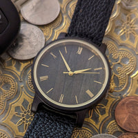 Arce | Black Leather - Dusty Saw