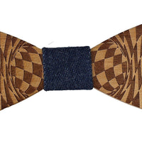 Excite Wooden Bow Tie - Dusty Saw