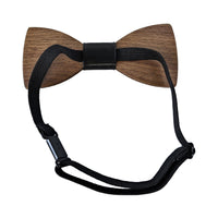 Flora Wooden Bow Tie - Dusty Saw