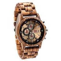 Groomsmen Set of 10 Wooden Watch Zebra | Multa - Dusty Saw