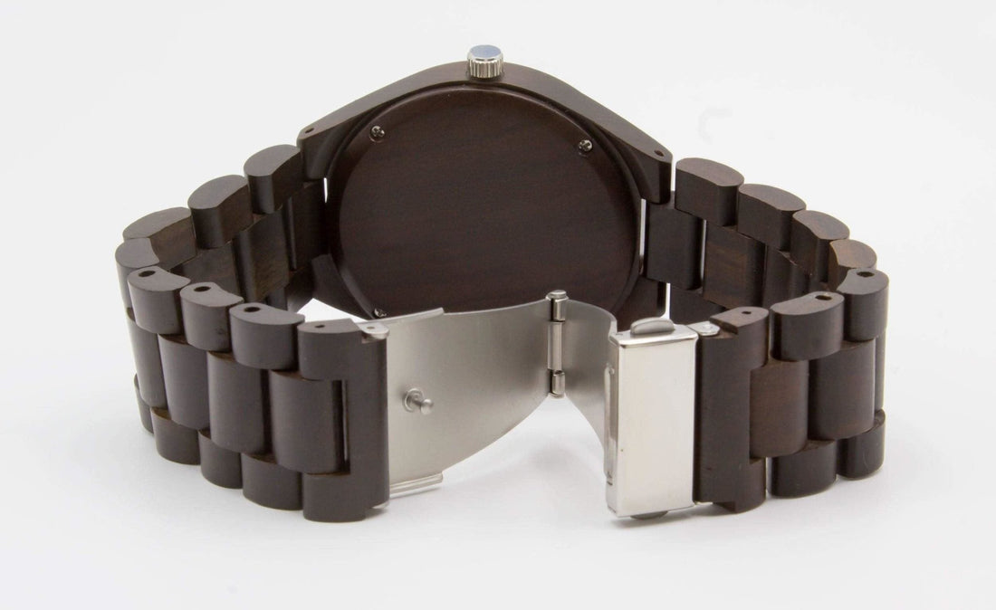 Groomsmen Set Of 10 Wooden Watches - Grande - Dusty Saw
