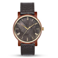 Groomsmen Set Of 10 Wooden Watches Red Arce - Dusty Saw