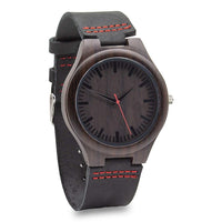 Groomsmen Set Of 12 Wooden Watches - Red Energico - Dusty Saw