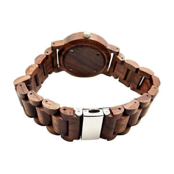 Groomsmen Set Of 12 Wooden Watches - Walnut Arce - Dusty Saw