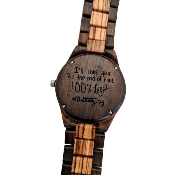 Groomsmen Set Of 4 Wooden Watches - Grandiose - Dusty Saw