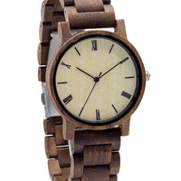 Groomsmen Set Of 4 Wooden Watches - Walnut Arce - Dusty Saw