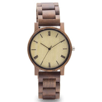 Groomsmen Set Of 4 Wooden Watches - Walnut Arce - Dusty Saw