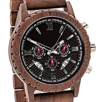 Groomsmen Set Of 5 Wooden Watch Walnut | Dulce - Dusty Saw