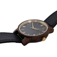 Groomsmen Set Of 5 Wooden Watches Black Arce - Dusty Saw