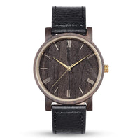 Groomsmen Set Of 5 Wooden Watches Black Arce - Dusty Saw