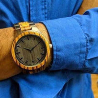Groomsmen Set Of 5 Wooden Watches - Grandiose - Dusty Saw