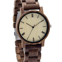 Groomsmen Set Of 5 Wooden Watches - Walnut Arce - Dusty Saw