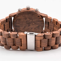 Groomsmen Set Of 5 Wooden Watches - Zebra Dulce - Dusty Saw