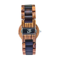 Groomsmen Set of 9 Wooden Watch Justo | Blue - Dusty Saw