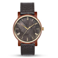Groomsmen Set Of 9 Wooden Watches Red Arce - Dusty Saw