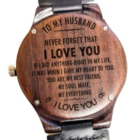 Husband/Boyfriend - "Never forget that I love you" - Dusty Saw