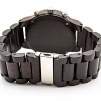 Men's Wooden Watch Black | Audaz - Dusty Saw