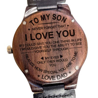 Son - "Never forget that I love you" - Dusty Saw