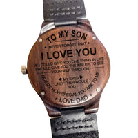 Son - "Never forget that I love you" - Dusty Saw