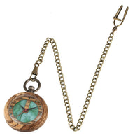 Wooden Pocket Watch | Arce - Dusty Saw