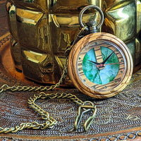 Wooden Pocket Watch | Arce - Dusty Saw