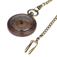 Wooden Pocket Watch | Clasico - Dusty Saw