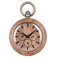 Wooden Pocket Watch | Perfecto - Dusty Saw