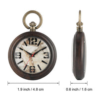 Wooden Pocket Watch | Tinto - Dusty Saw