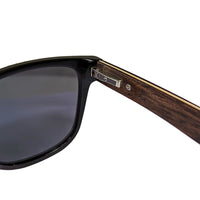 Wooden Sunglasses | Ebony - Dusty Saw