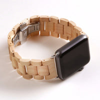 Wooden Watch Bands For Apple Watch 38mm - Dusty Saw