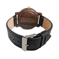 Wooden Watch Black | Arce - Dusty Saw