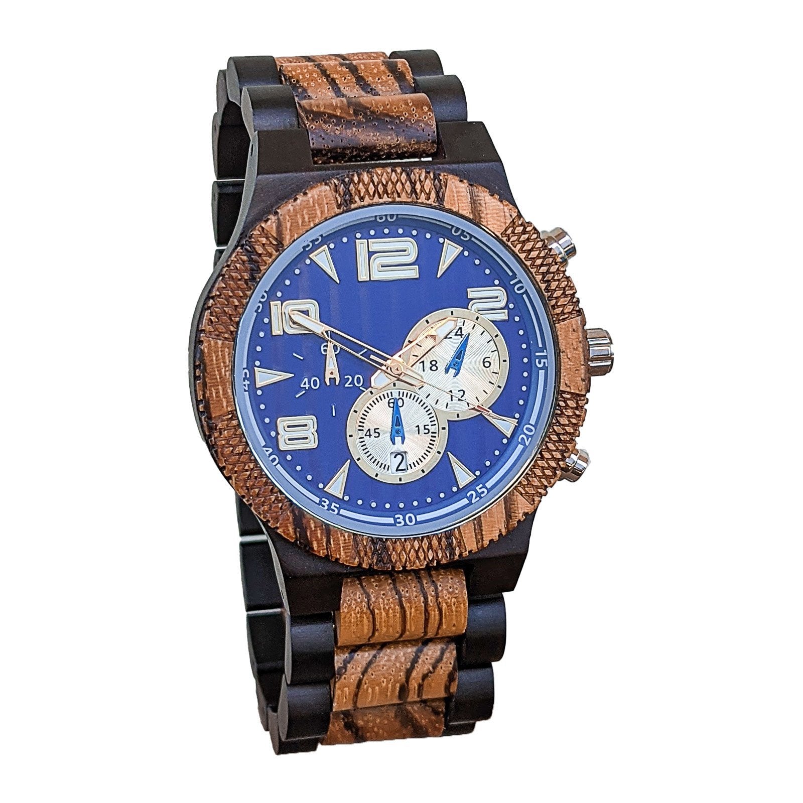 Inverted Geometric Wood Watch Creative Quartz Watch for Men  Hand-Made Wooden Watches : Clothing, Shoes & Jewelry