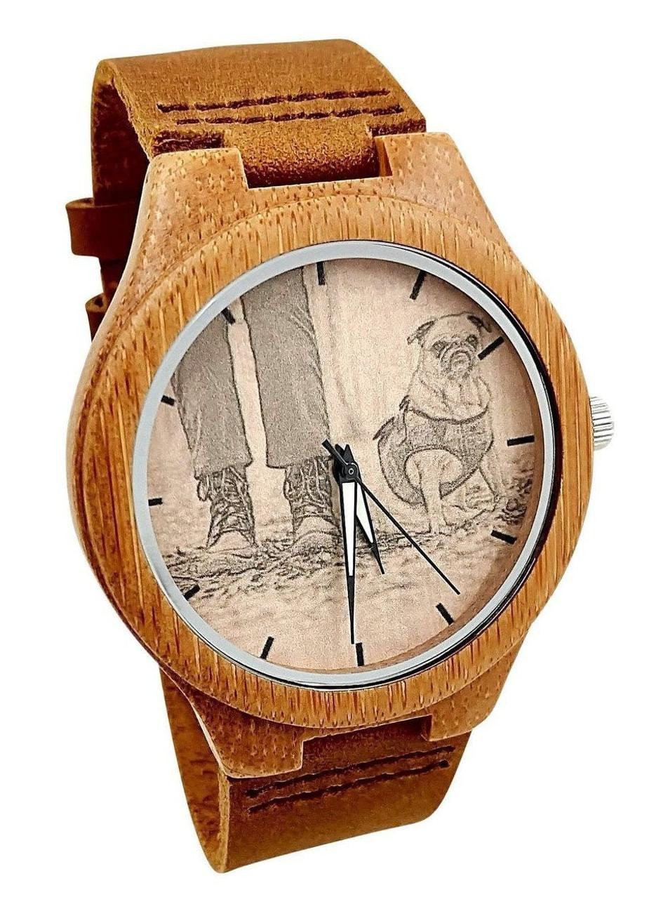 Personalized bamboo watches best sale