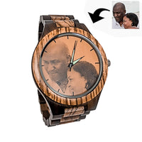 Wooden Watch Photo Zebra | Grandiose - Dusty Saw