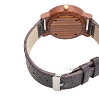 Wooden Watch Red | Arce - Dusty Saw
