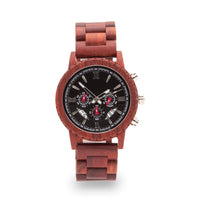Wooden Watch Red | Dulce - Dusty Saw