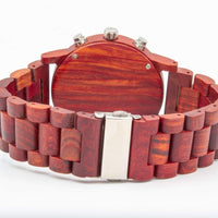Wooden Watch Red | Dulce - Dusty Saw
