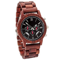 Wooden Watch Red | Dulce - Dusty Saw