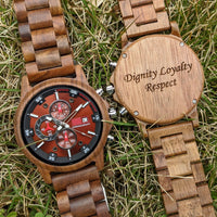 Wooden Watch Walnut | Multa - Dusty Saw