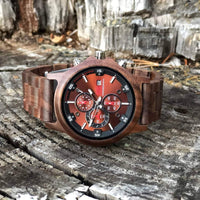 Wooden Watch Walnut | Multa - Dusty Saw