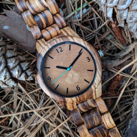 Wooden Watch Zebra | Fiel - Dusty Saw