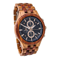 Wooden Watch Zebra | Gracil - Dusty Saw