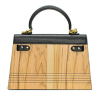 Wooden Handbag Olive Wood | Elysia - Dusty Saw