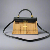 Wooden Handbag Olive Wood | Elysia - Dusty Saw