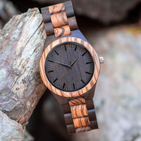 Wooden Watch | Grandiose 44mm - Dusty Saw