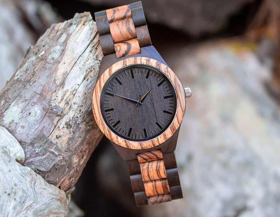 Wooden Watch | Grandiose 44mm - Dusty Saw