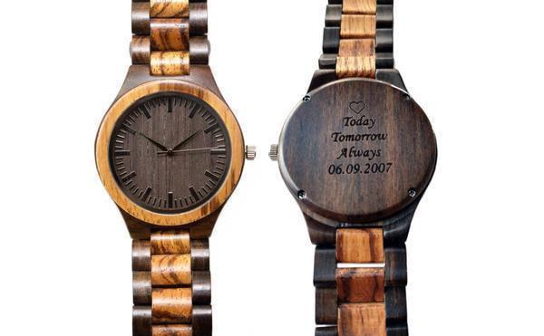 Groomsmen Set Of 4 Wooden Watches - Grandiose - Dusty Saw