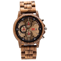 Groomsmen Set of 5 Wooden Watch Zebra | Multa - Dusty Saw