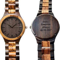 Groomsmen Set Of 5 Wooden Watches - Grandiose - Dusty Saw
