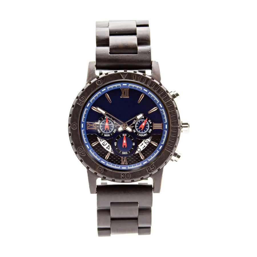 Groomsmen Set of 6 Wooden Watch Black | Dulce - Dusty Saw